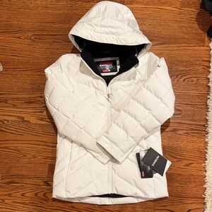 Karbon Kids White ski Jacket size girls 12
